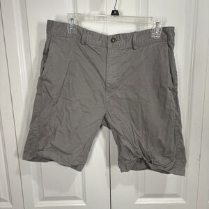 Flint and Tinder Mens 33 Shorts Gray Chino Classic Casual Summer Workwear